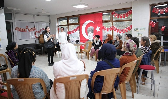 Konaklı kadınlara şiddete karşı hakları anlatıldı